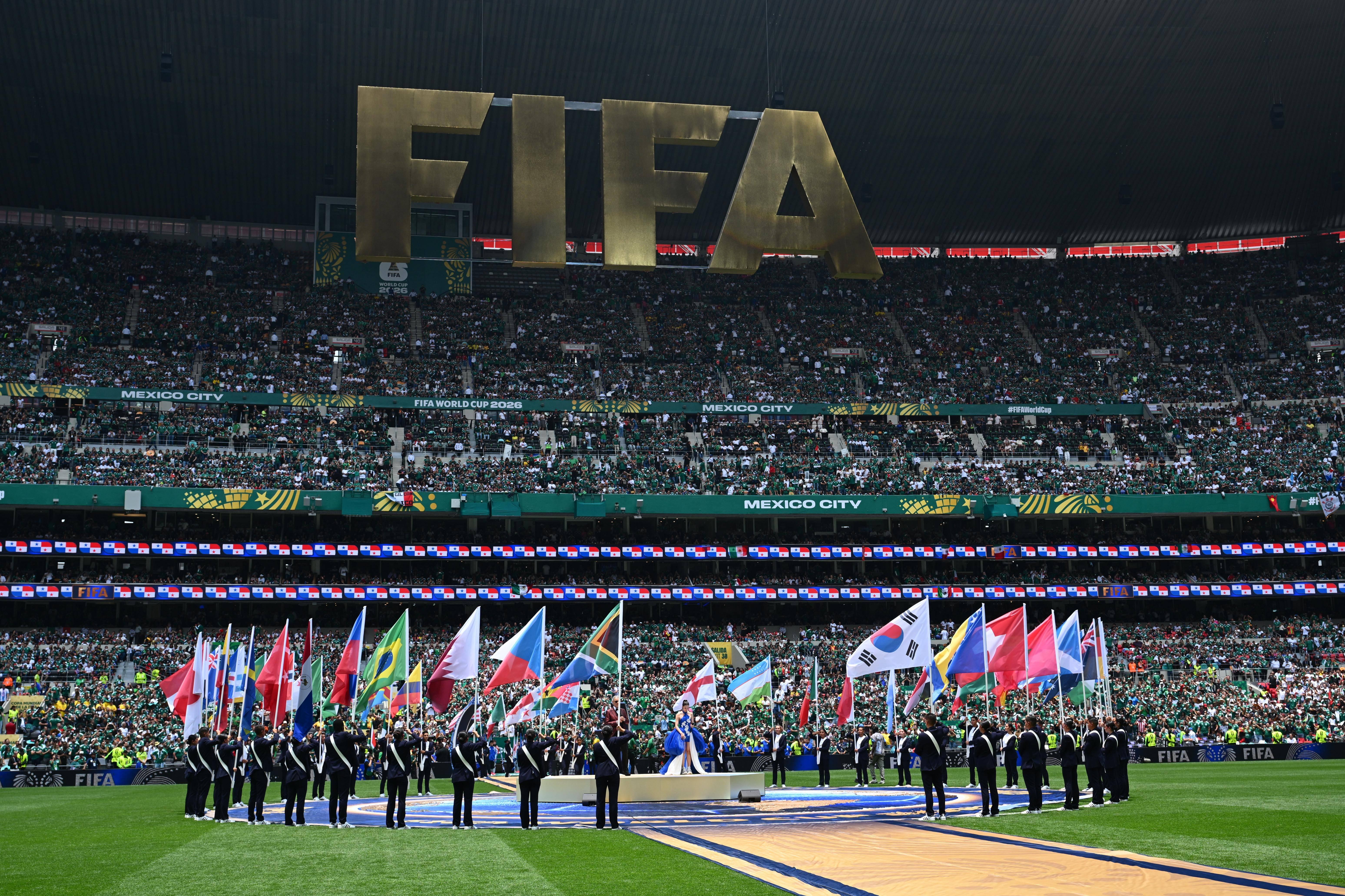 Pontapé de saída do Mundial 2026 foi dado no México, no mítico Estádio Azteca — foto: IMAGO