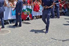 Rafael Leão a encaminhar-se para o autocarro - Foto: A BOLA