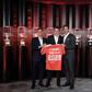 Marco Silva com Mário Branco e Rui Costa - Foto: Benfica