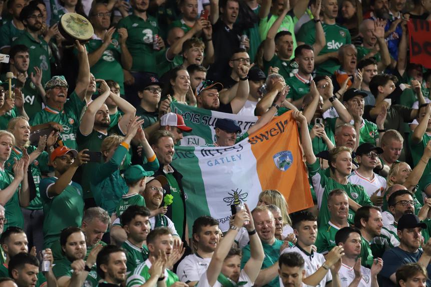 Adeptos da seleção da Irlanda (IMAGO)