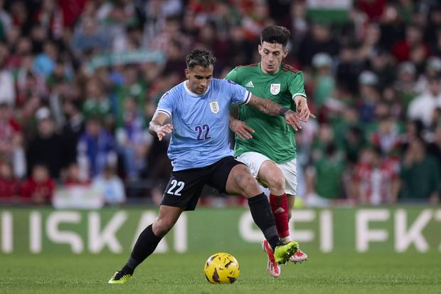 Zalazar irá exibir-se nas próximas semanas no Mundial ao serviço do Uruguai - Foto: IMAGO