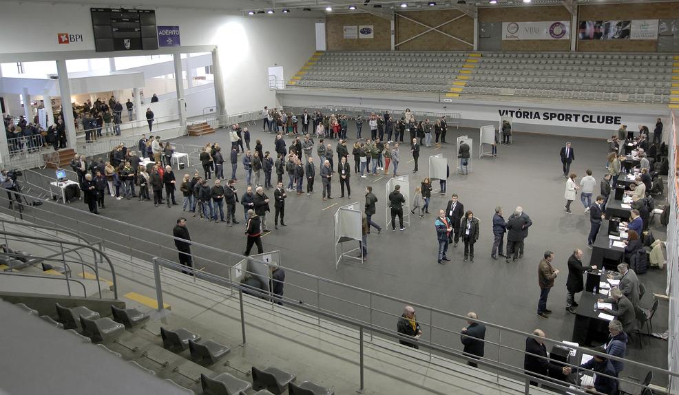 Sócios vão votar no Pavilhão da Unidade Vimaranense - Foto: A BOLA
