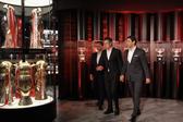 Marco Silva com Mário Branco e Rui Costa no Museu - Foto: Benfica