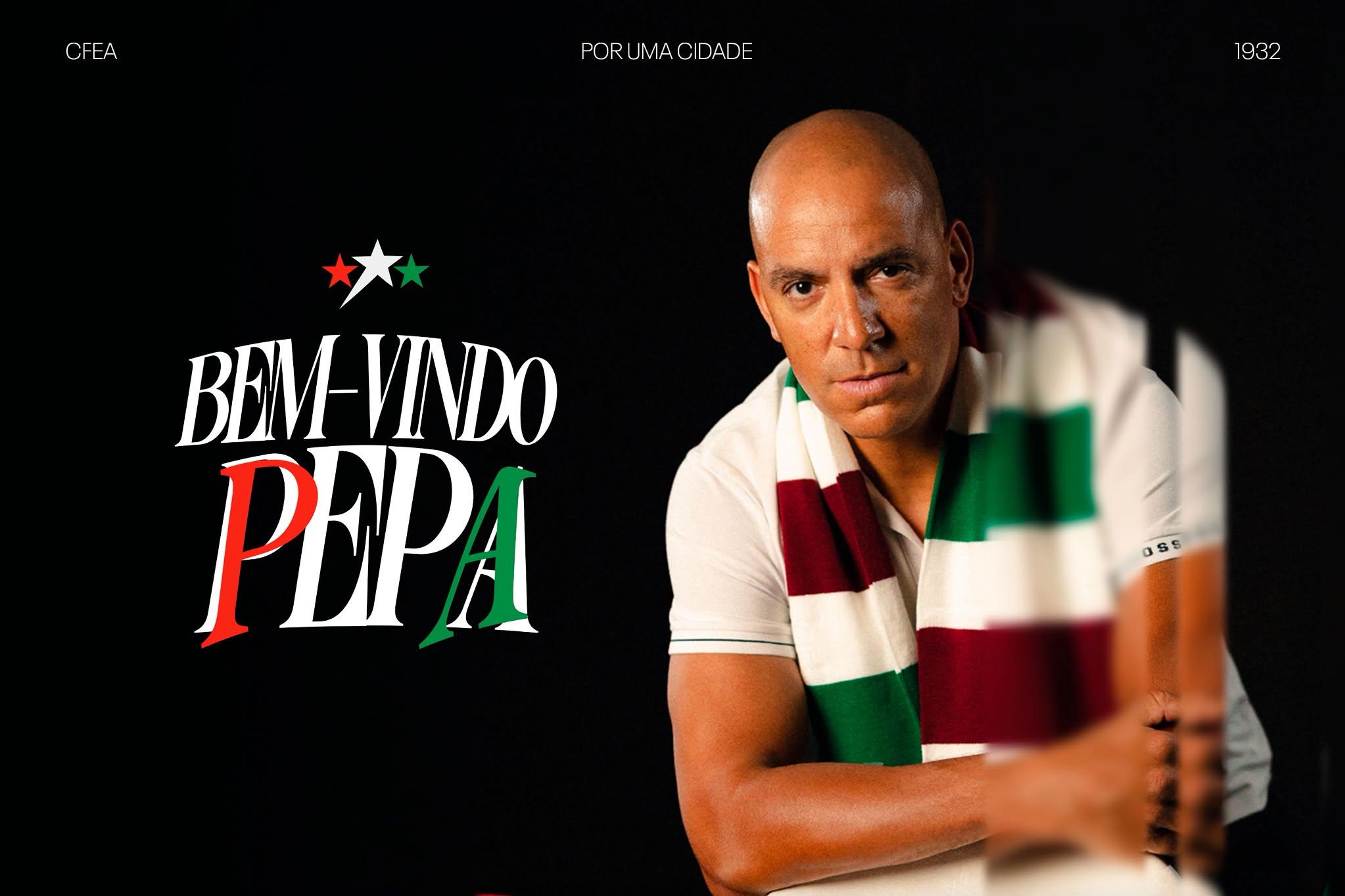 Pepa regressa ao futebol português e assinou pelo Estrela da Amadora até 2028 — Foto: Estrela da Amadora