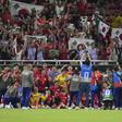 Adeptos da Coreia do Sul a celebrar a vitória à Chéquia no Mundial 2026