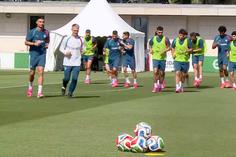 Foi assim o último treino na Cidade do Futebol