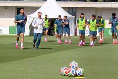 Foi assim o último treino na Cidade do Futebol