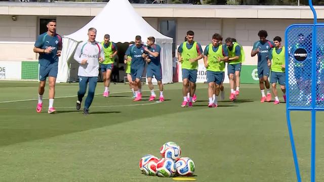 Foi assim o último treino na Cidade do Futebol