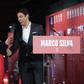 Marco Silva com Rui Costa - Foto: Benfica