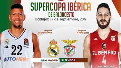 Benfica defronta Real Madrid na Supertaça ibérica