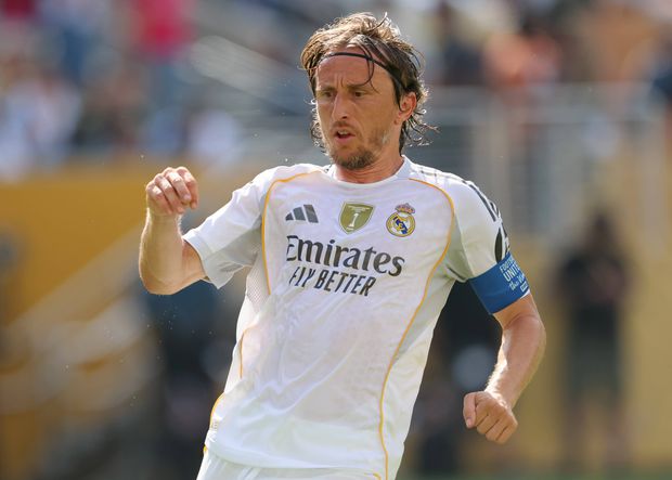 Luka Modric no último jogo com a camisa do Real Madrid Foto: IMAGO