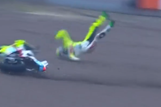 Vídeo: nova queda aparatosa de Morbidelli e... na mesma curva