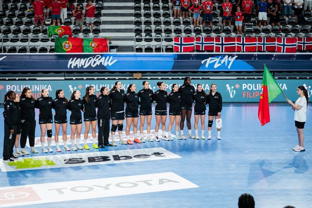 Portugal perde frente à Noruega no Europeu feminino de andebol sub-19