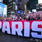 Claque do PSG em Times Square