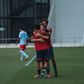 Jogadores do Gil Vicente a celebrarem um dos quatro golos ao SC Braga B