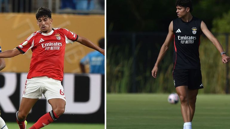 Benfica: João Veloso e Rafael Luís com a equipa principal