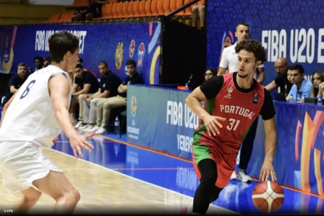 Portugal tem 1.ª vitória no Europeu sub-20 de basquetebol da Divisão B