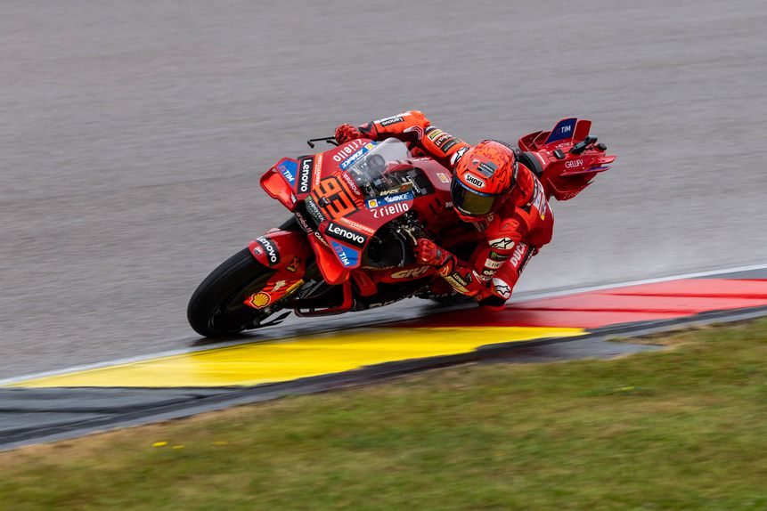 Marc Márquez em Sachsenring, na Alemanha (IMAGO)