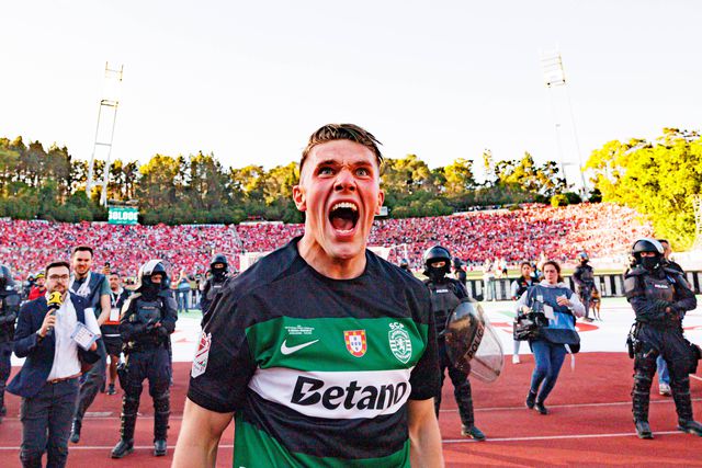 Viktor Gyokeres, 27 anos, avançado sueco decisivo no bicampeonato conquistado pelo Sporting