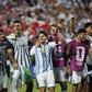 Festa dos jogadores da Argentina