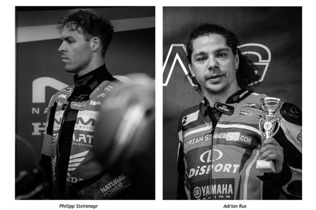 Philipp Steinmayr e Adrian Rus morreram na sequência de um grave acidente - Foto: FIM