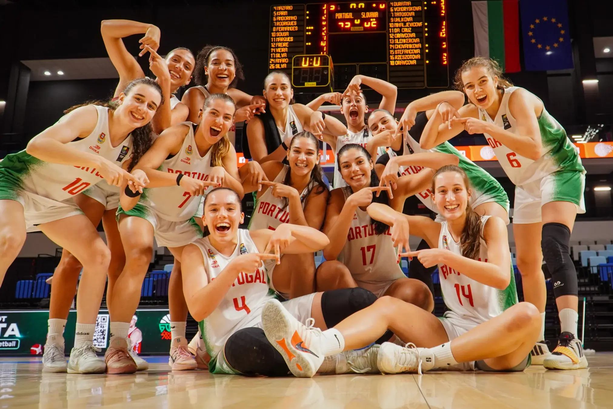 Seleção vai passar a competir contra as melhores formações europeias do escalão     Fotografia FIBA