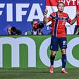 Andreas Schjelderup, extremo da Noruega: despediu-se com um golo à Inglaterra Foto: IMAGO