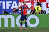 Andreas Schjelderup, extremo da Noruega: despediu-se com um golo à Inglaterra Foto: IMAGO