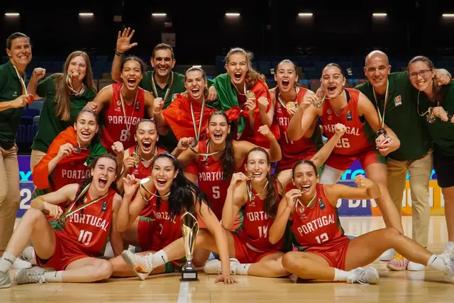 Seleção vai passar a competir contra as melhores formações europeias do escalão     Fotografia FIBA