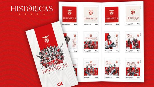 CTT lançam coleção de selos a homenagear conquistas da equipa feminina do Benfica