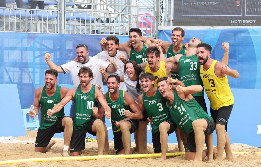 Equipa de andebol e praia traz medalha para Portugal