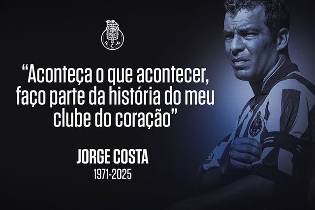 FC Porto: muitos ilustres na missa de sétimo dia de Jorge Costa