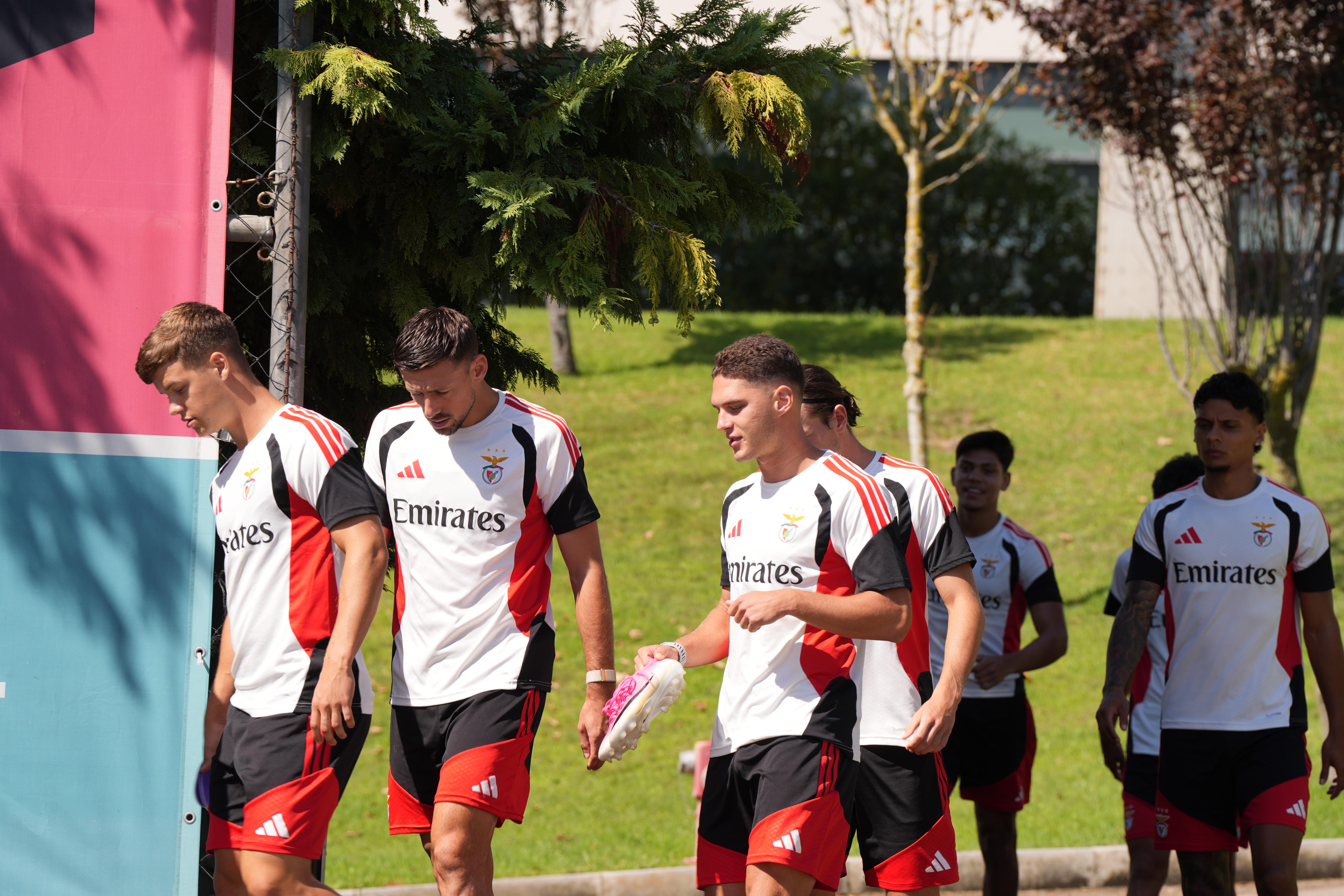 Treino do Benfica. Foto: Mariana Tenório/A BOLA