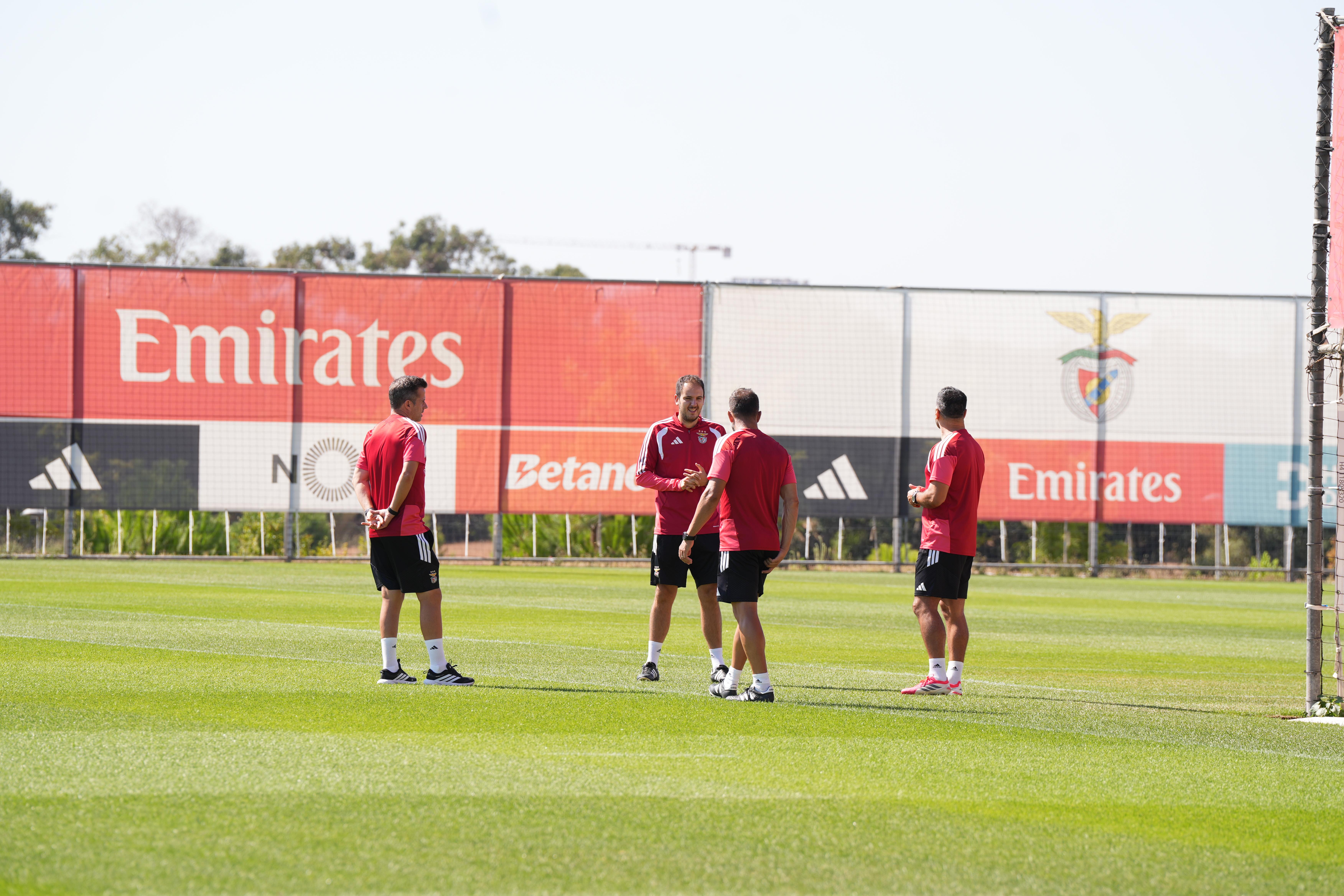 Treino do Benfica. Foto: Mariana Tenório/A BOLA
