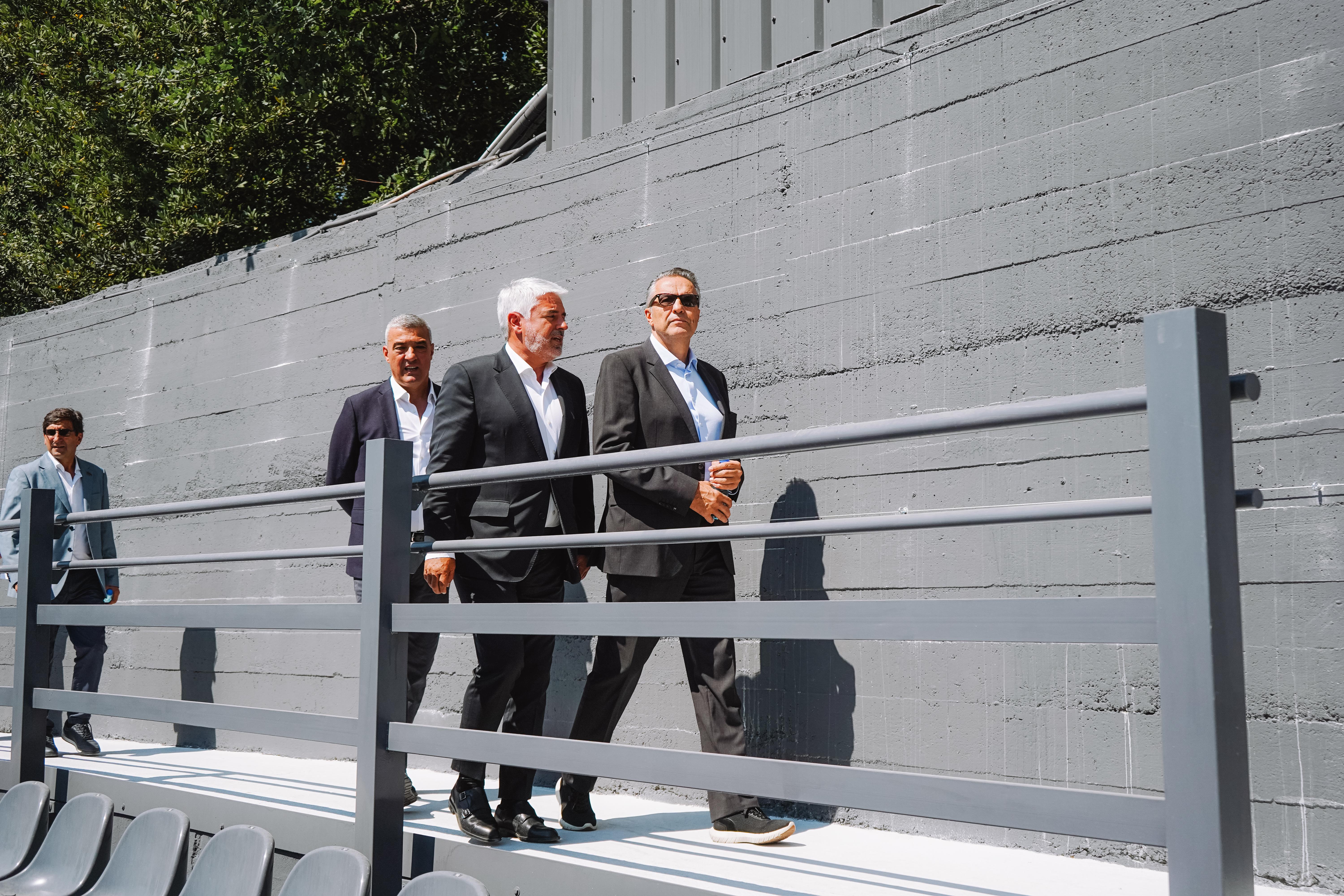 Mariano López liderou visita guiada ao renovado Fontelo  Foto: Académico de Viseu