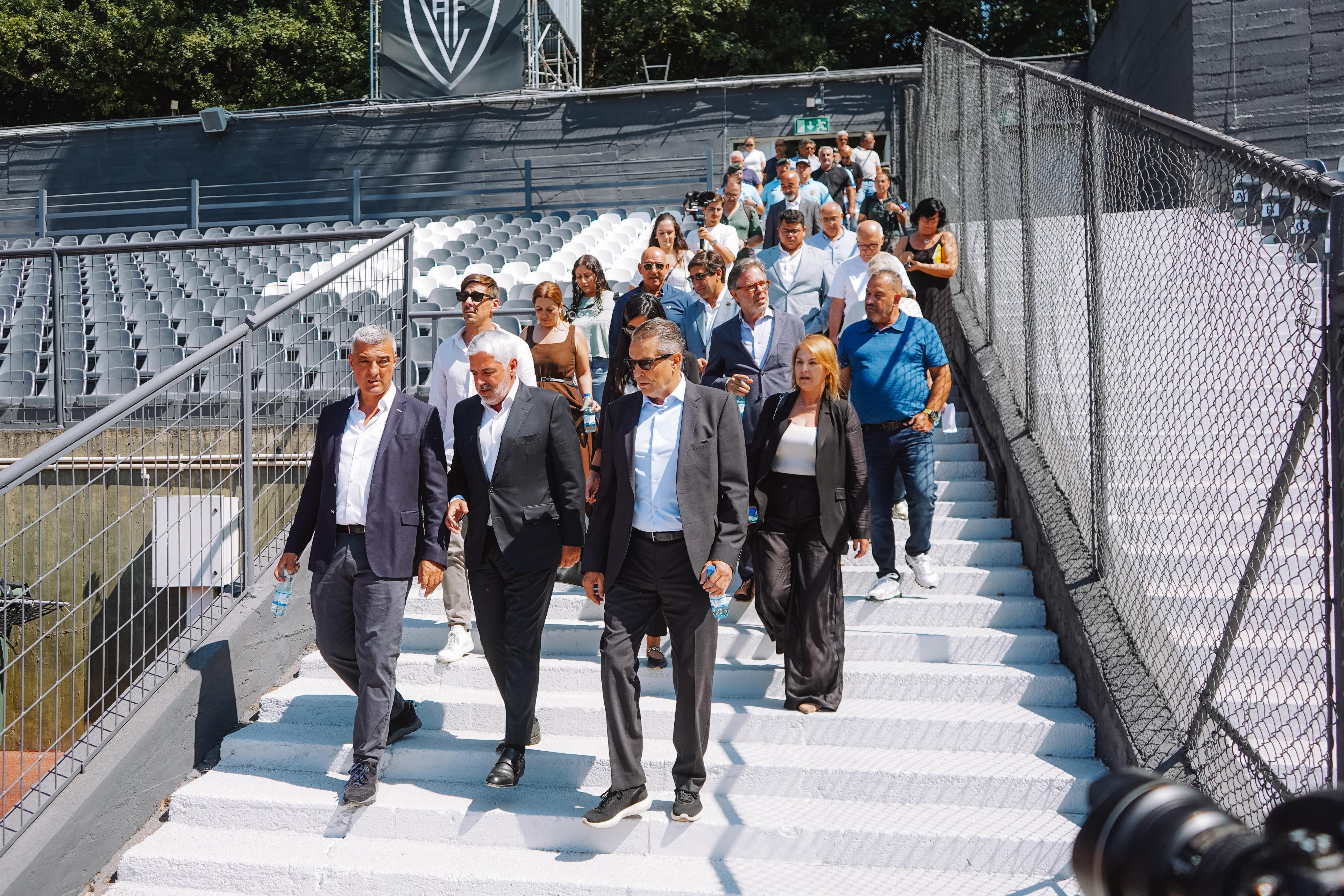 Visita guiada contou com representação da FPF e da Liga Portugal -  Foto: Académico de Viseu
