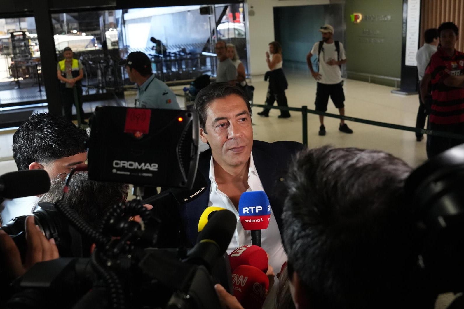 Rui Costa, presidente do Benfica (foto: Mariana Teutónio)