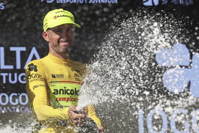 Alexis Guerin (Anicolor) continua vestido de amarelo (Nuno Veiga/LUSA)