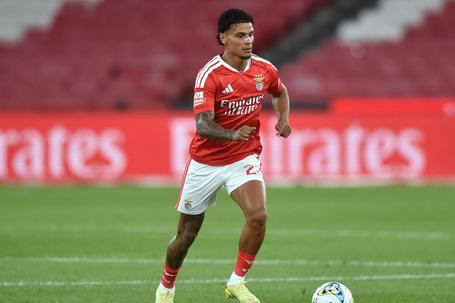 Richard Ríos, médio do Benfica (foto: Miguel Nunes)