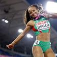 Fatoumata Diallo, campeão europeia de 400 metros barreiras (Tolga Akmen/EPA)
