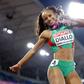 Fatoumata Diallo, campeão europeia de 400 metros barreiras (Tolga Akmen/EPA)