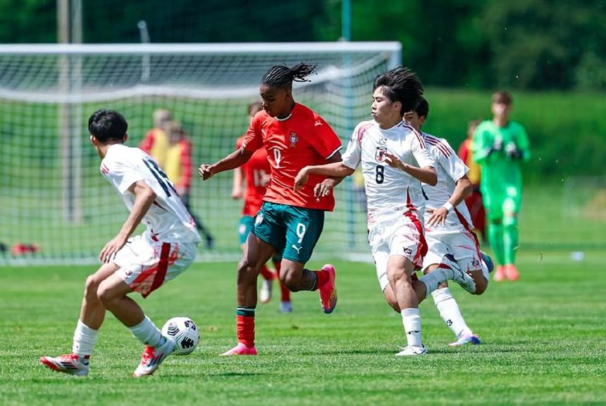 Daniel Freire ao serviço da seleção portuguesa de sub-15. Foto: Instagram/Daniel Freire