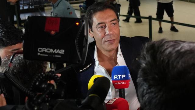 Rui Costa, presidente do Benfica — Foto: Mariana Tenório