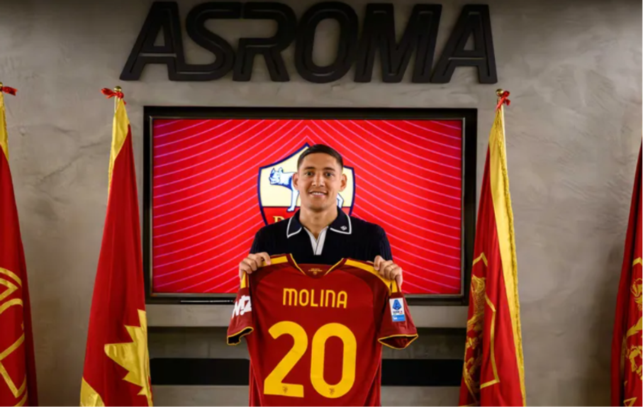 Nahuel Molina é reforço da Roma - Foto: AS ROMA