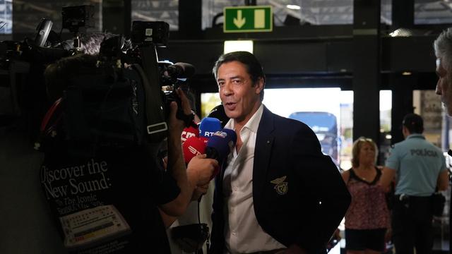 Rui Costa, presidente do Benfica (foto: Mariana Teutônio)