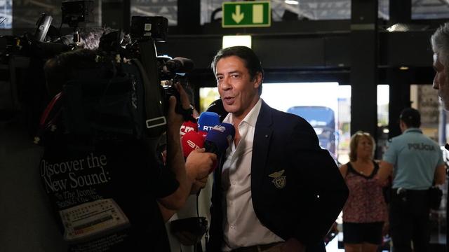 Rui Costa, presidente do Benfica — Foto: Mariana Tenório