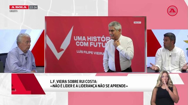 Os ataques de Luís Filipe Vieira a Rui Costa