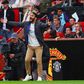 Ruben Amorim, treinador do Manchester United, em Old Trafford