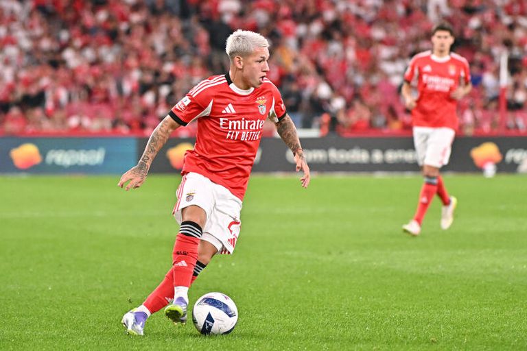 Prestianni com a camisola do Benfica -Miguel Lemos/KAPTA +