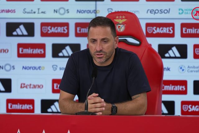 Vasco Matos: «Temos três grandes oportunidades de golo, o Benfica tem duas»